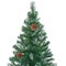 vidaXL Christmas Tree Green with white tips PVC 6 ft Collapsible